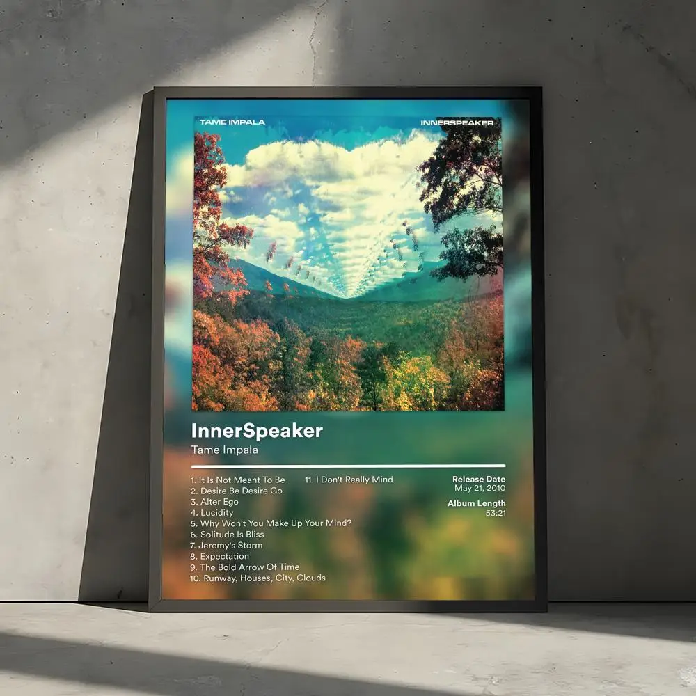 Rock Band Album Tame Impala Innerspeaker Wall Art
