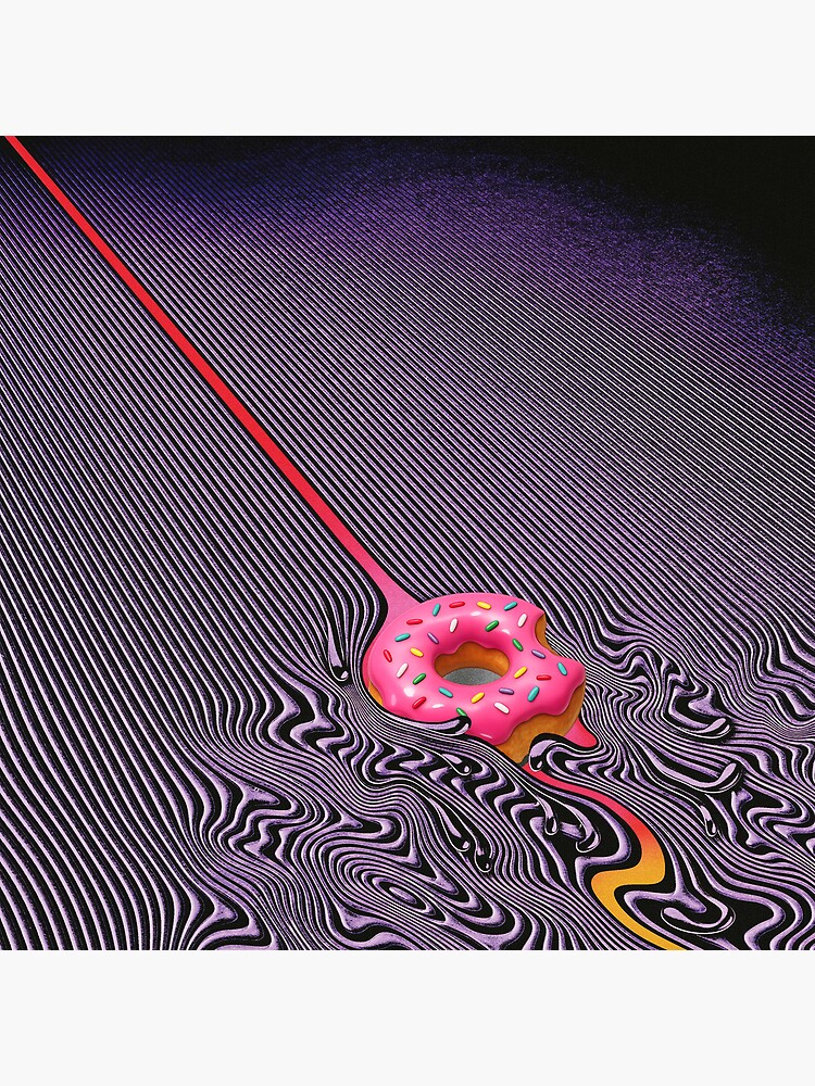Sugary Currents Throw Pillow - Image 2
