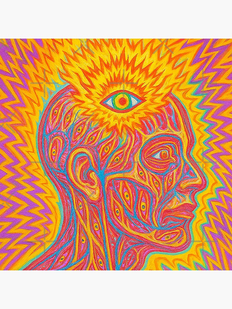 Multidimensional Inner Vision Throw Pillow - Image 2