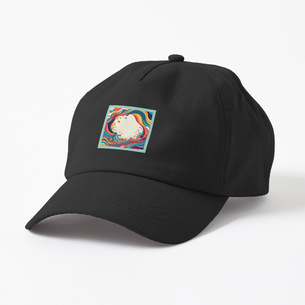 Colorful Waves In Everyday Life Hat
