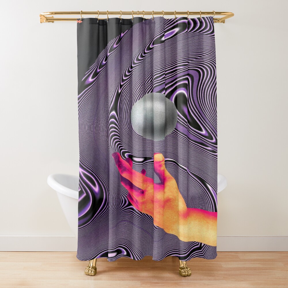 Band Psychedelic Rock Poster Shower Curtain