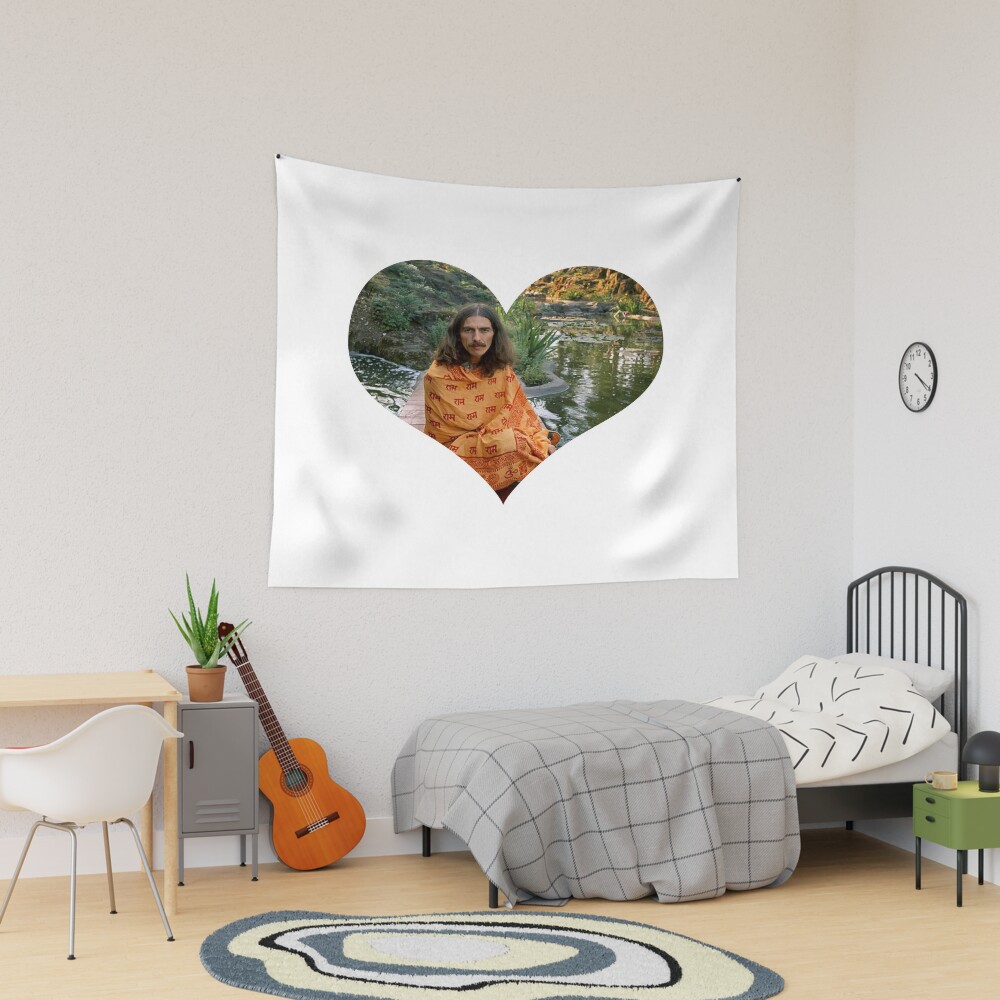 George Harrison Heart 1975 Tapestry
